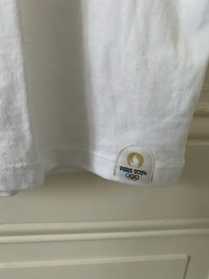 T-shirt blanc Paris 2024 - photo numéro 5