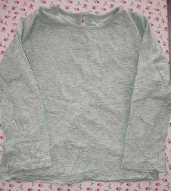 Haut manches longues à paillettes fille 5-6 ans / Monoprix