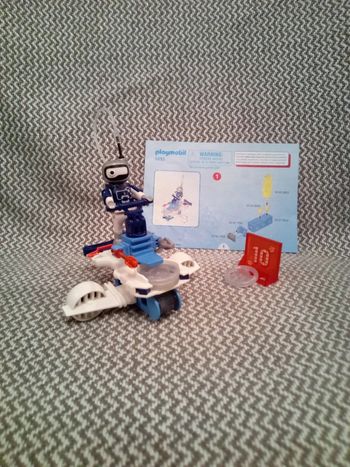 Icebot avec lance-disques - Playmobil Action Réf 6833
