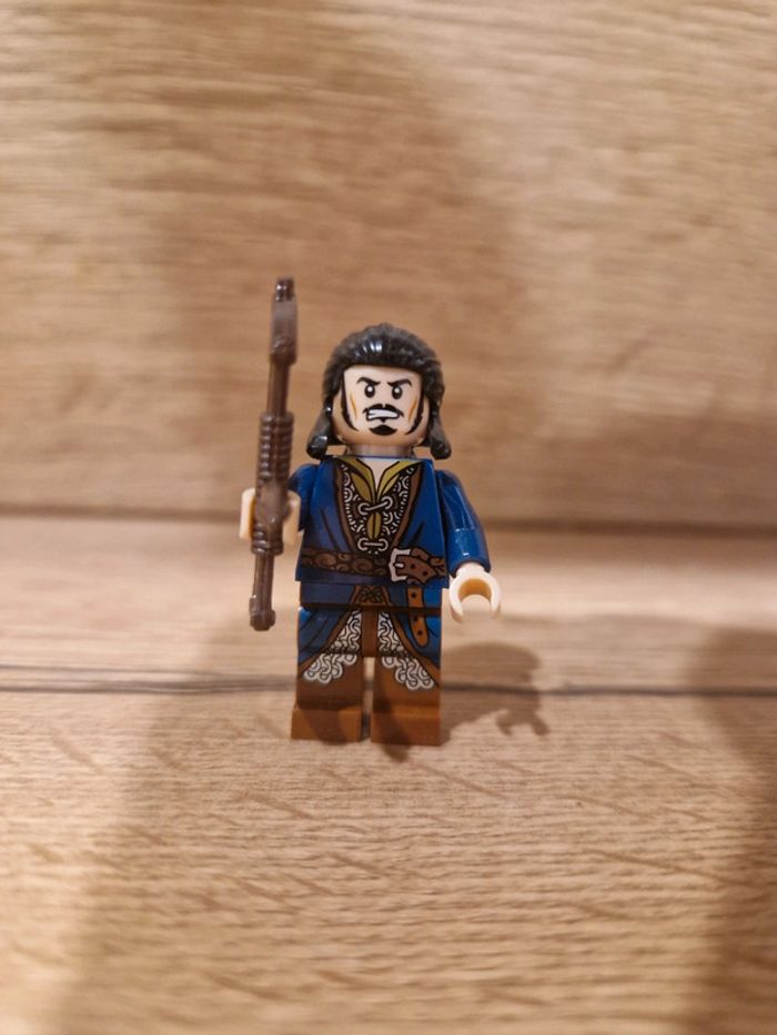 Figurine type lego Bard the Bowman hobbit seigneur des anneaux
