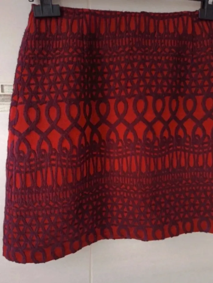 Petite jupe rouge bordeaux Finity Naturals, t.36 - photo numéro 3