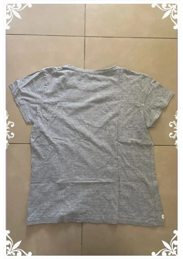 T-shirt gris polo club taille XL - photo numéro 5