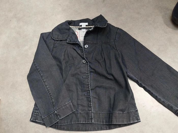 veste jean fille 5 ans obaibi