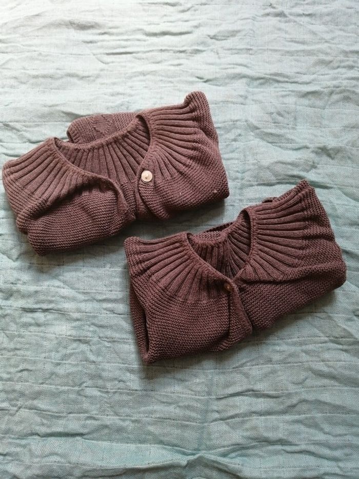 Lot de 2 gilet en laine