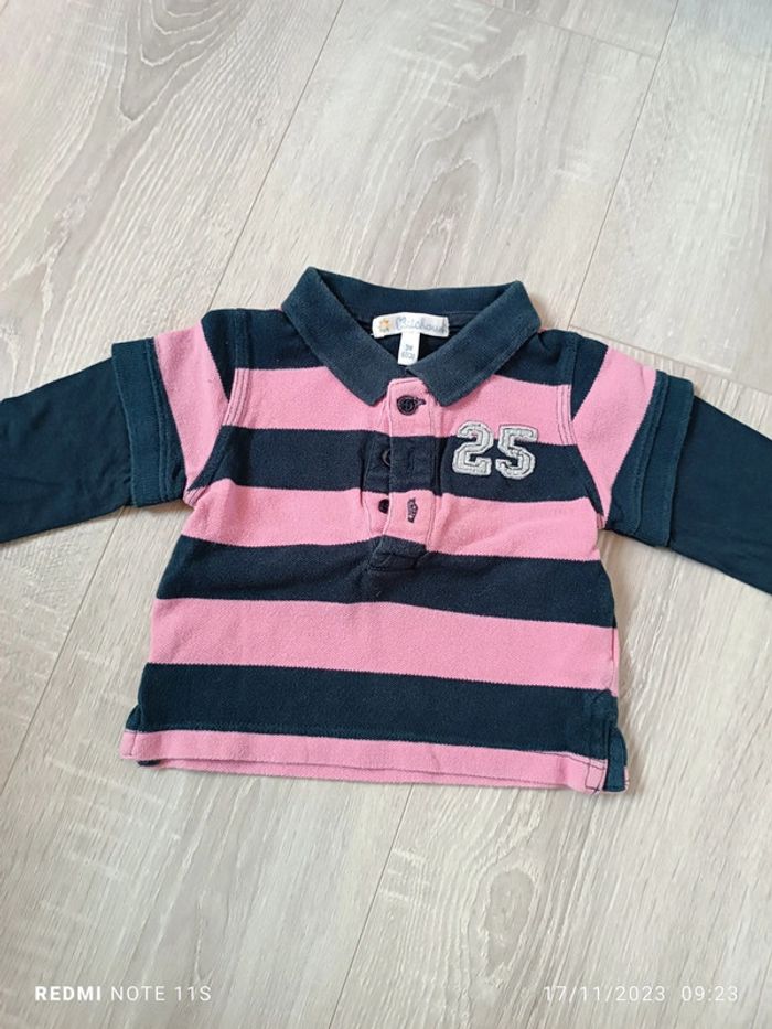 Polo manches longues