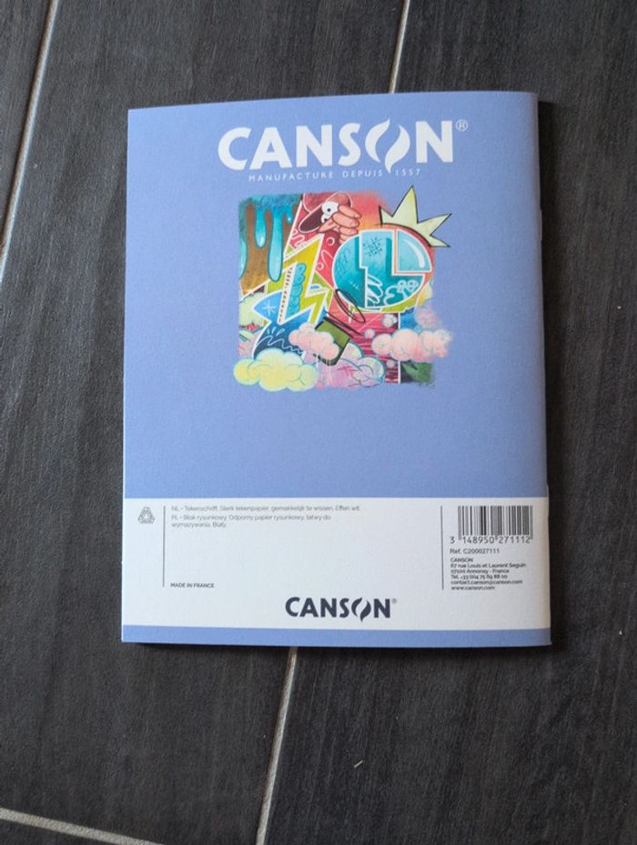 Cahier de dessin canson neuf - photo numéro 4