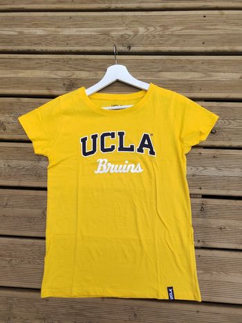 T-shirt Femme Université UCLA Jaune – Taille 36 / S – Très Bon État