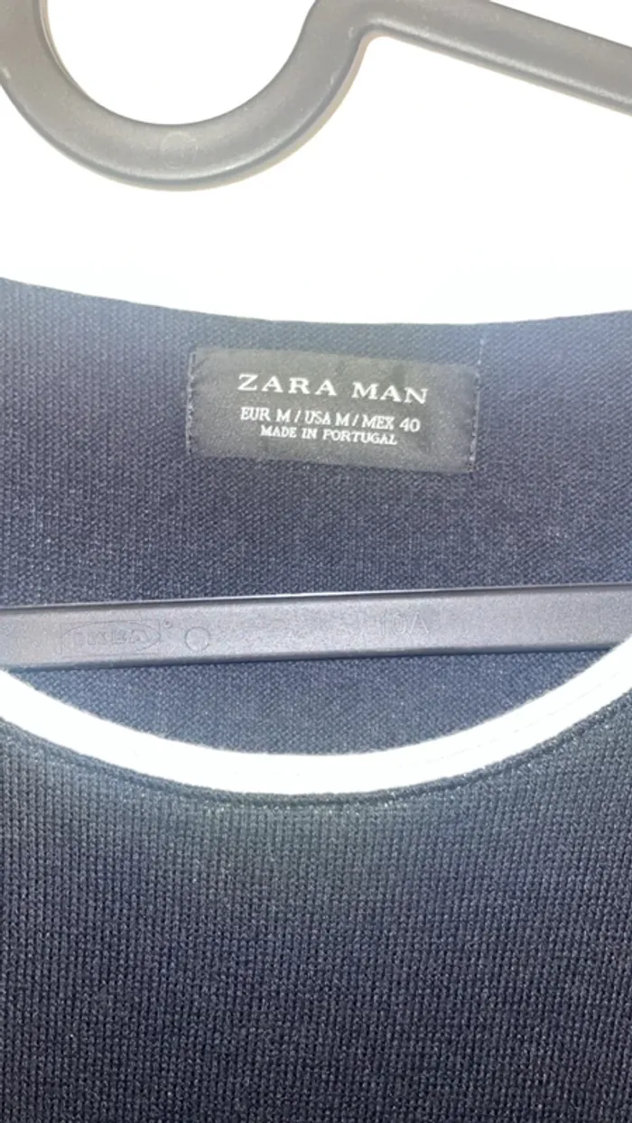 T-shirt noir Zara – Taille M – Comme neuf - photo numéro 2