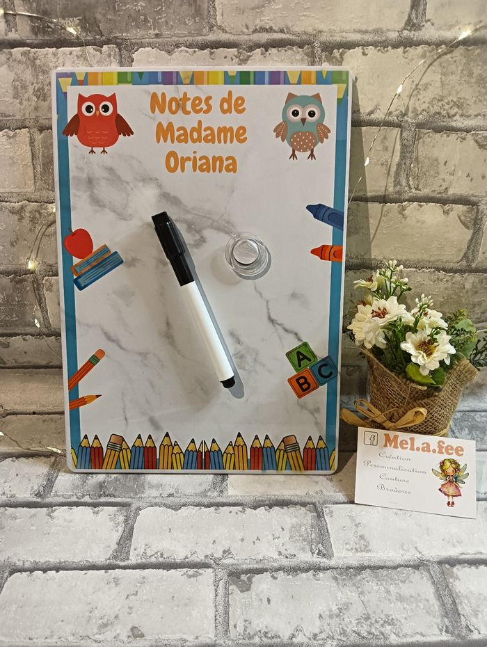 Ardoise personnalisé