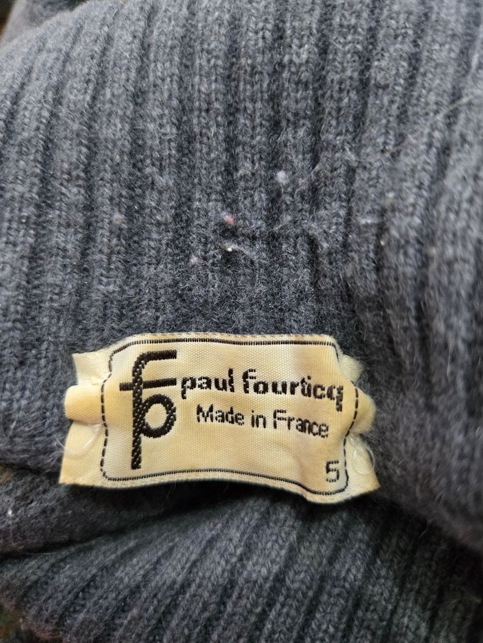 Pull en laine d’Agneau vintage Paul Fourticq - photo numéro 3