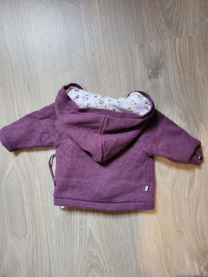 Gilet avec capuche + pantalon velours 1 mois 53 cm Obaibi - photo numéro 7
