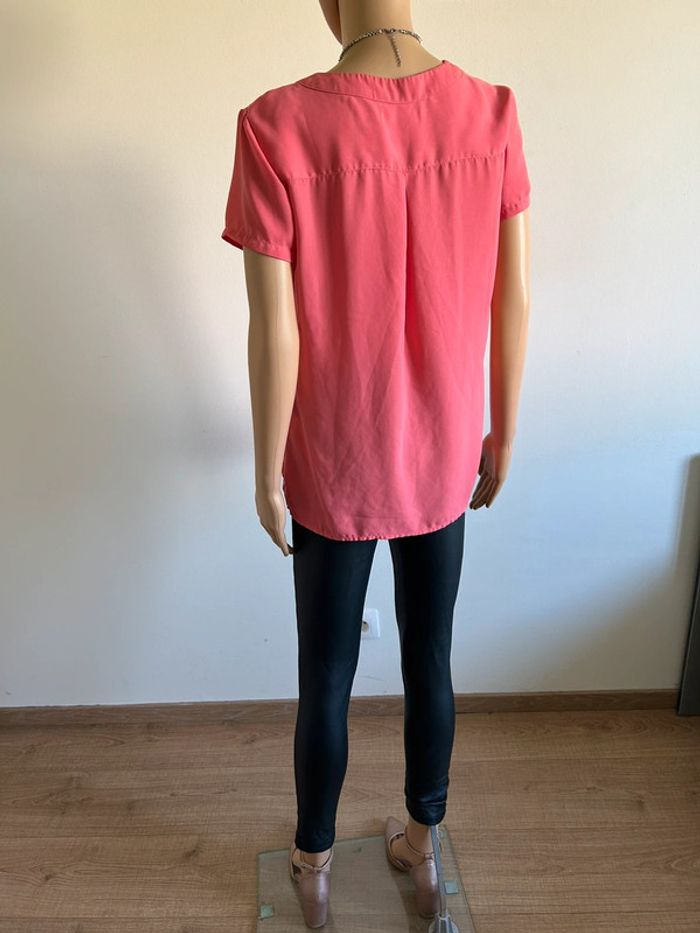 Blouse rose à manches courtes Vila taille S jamais portée - photo numéro 10