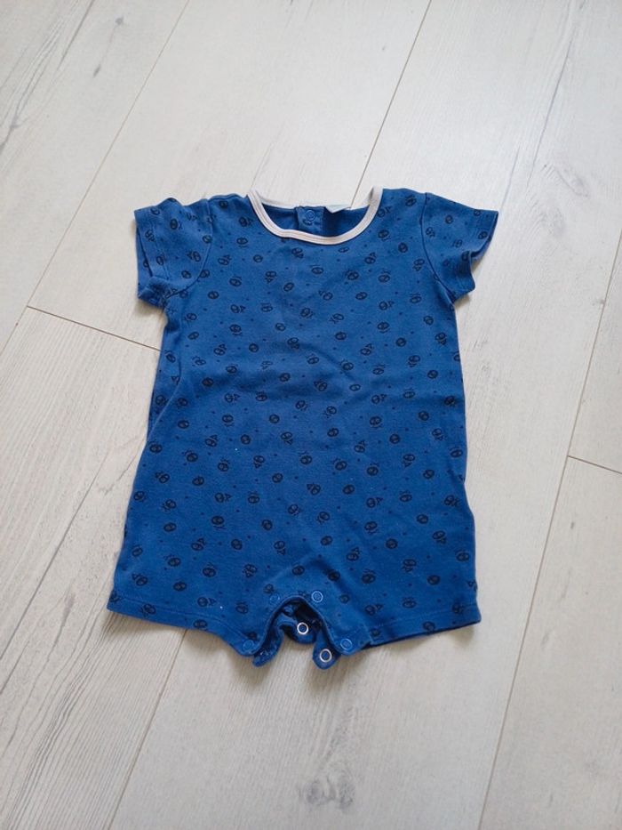 Barboteuse bleu 12 mois