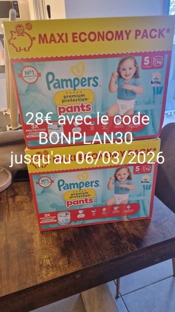 Couche pampers 
