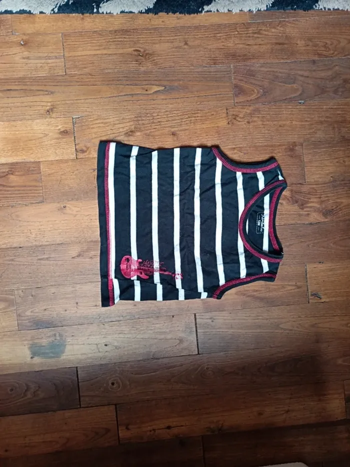 Débardeur à rayure garçons