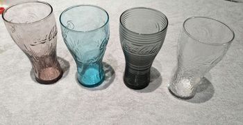 Lot de verre coca cola MacDo