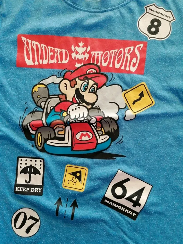 Tee shirt Mario kart 8 ans - photo numéro 2