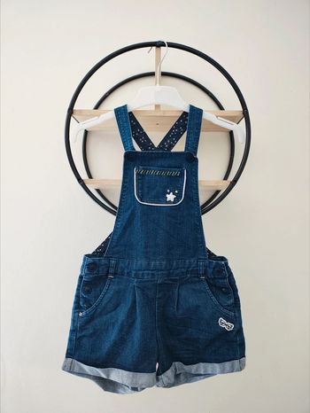 8 ans salopette short en jean orchestra