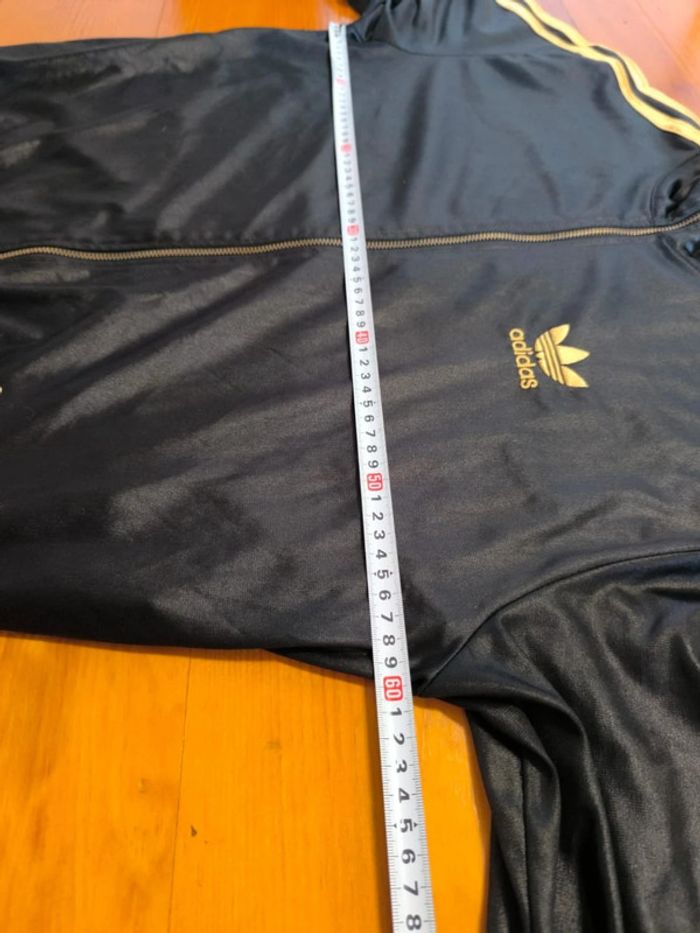 Veste Adidas - Chile 62 - Noir/Doré - Logo Brodé - Taille L - photo numéro 10
