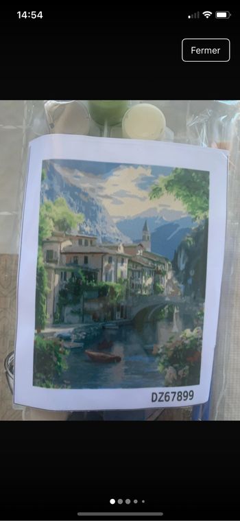 Kit complet de peinture par numéro - Neuf