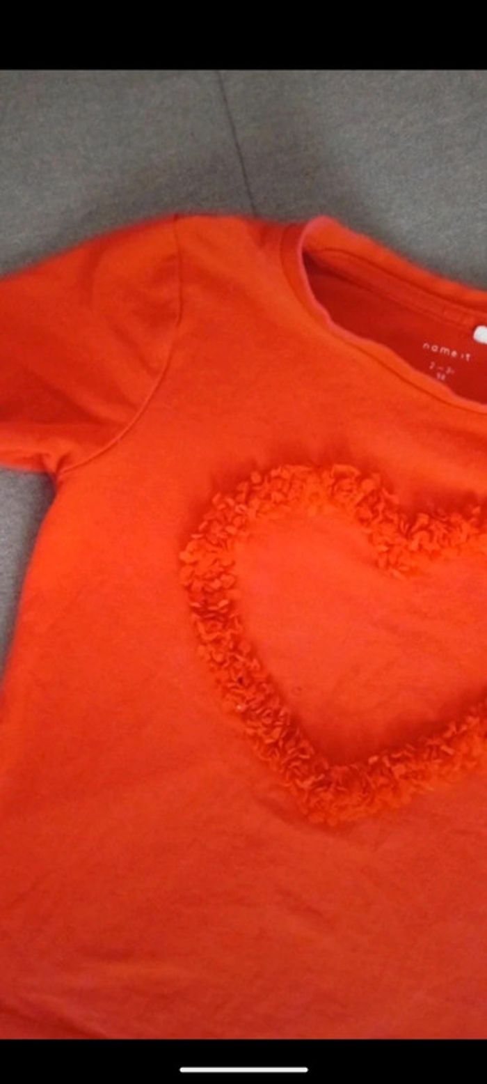 Tee shirt fille name it 2 ans sheryne - photo numéro 2