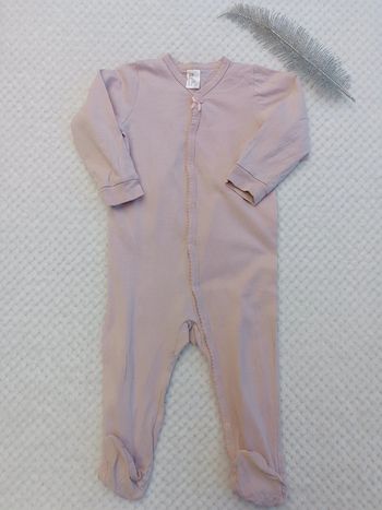 🔸Pyjama une pièce rose pâle H&M 12-18 mois🔸