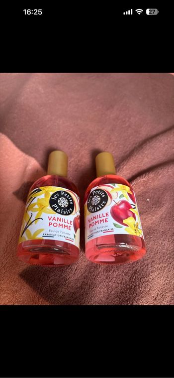 2  eaux de toilette les  petits plaisirs