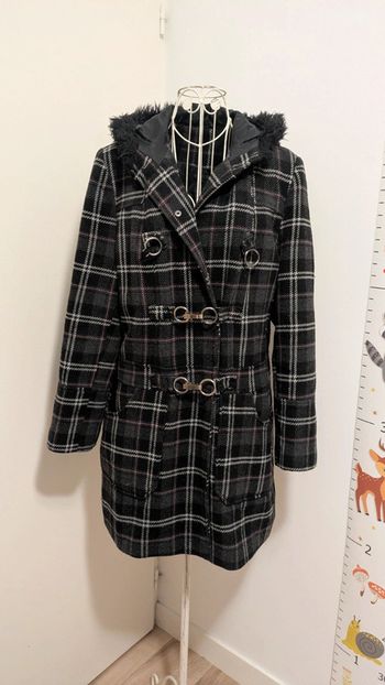 Manteau Duffle-coat long à capuche 40/42