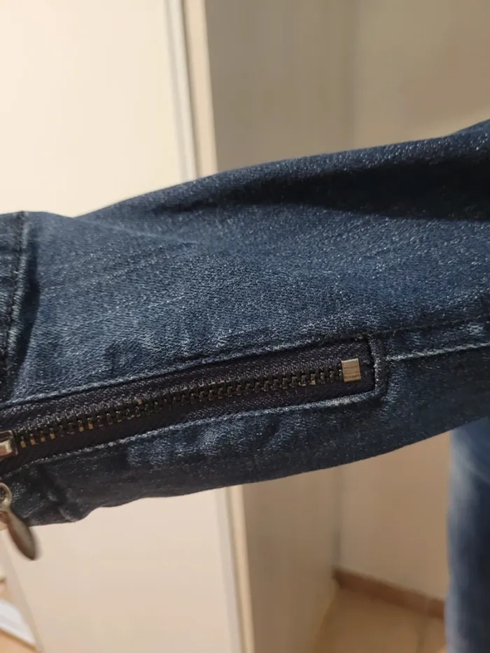Petit blouson en jean - photo numéro 6