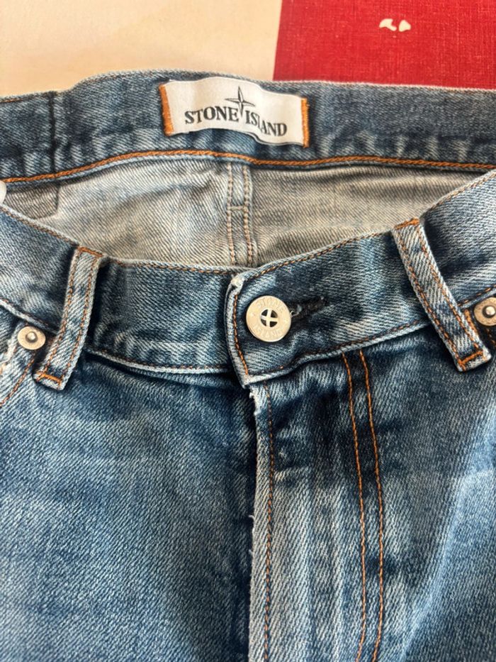 Jeans Stone Island taille 36 (xs) bleu marine - photo numéro 10
