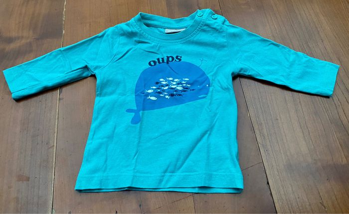 Tee-shirt manches longues DPAM 12 mois