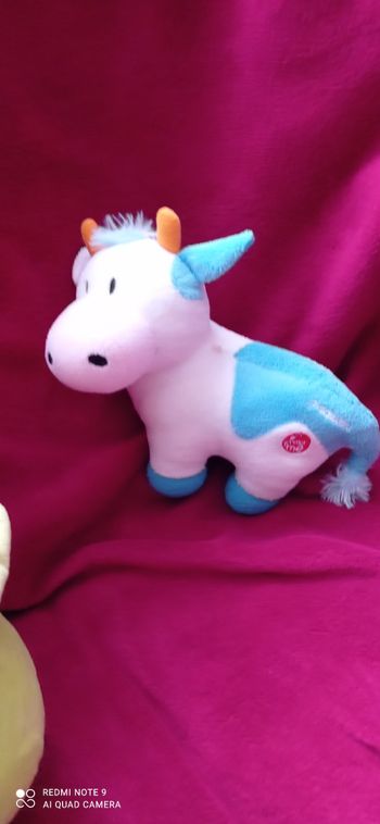 Lot peluche vache