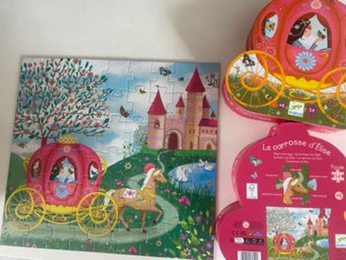Le carrosse d'Elise - Puzzle Djeco - photo numéro 4