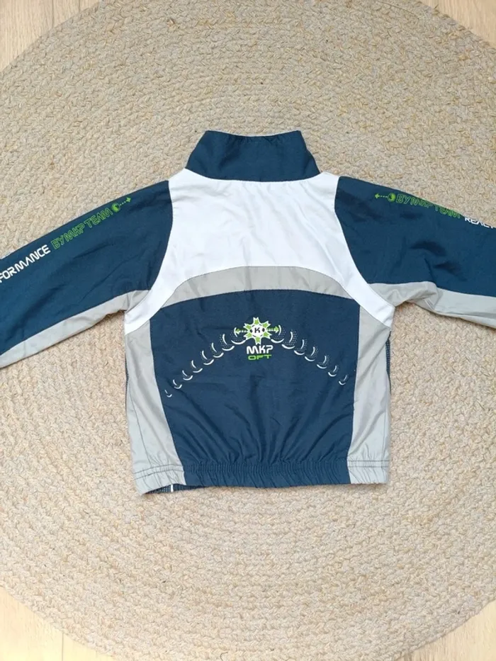 Veste coupe-vent bleu/blanc 3A - photo numéro 4