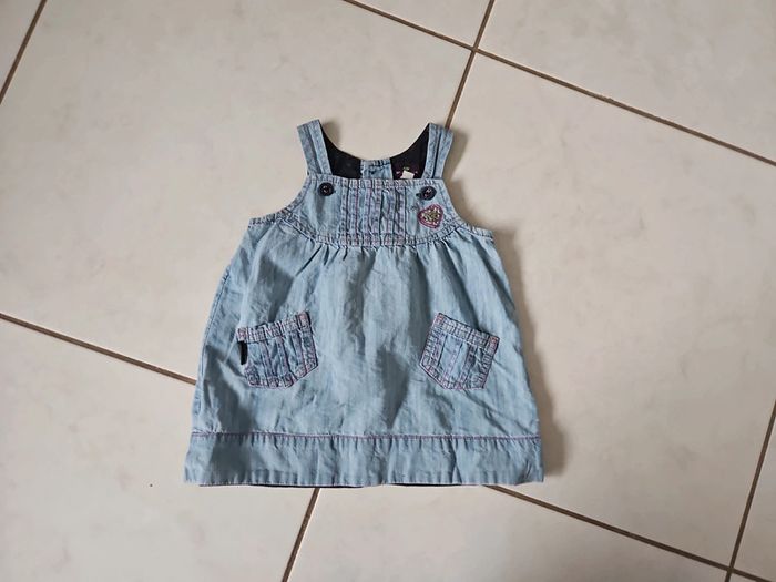 Robe bébé jean 6 mois Sergent major BBF2 - photo numéro 2