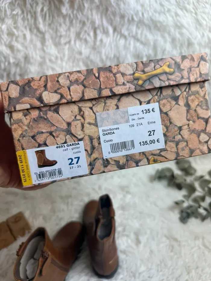 Paire de bottes camel taille 27 Stones and Bones - photo numéro 9
