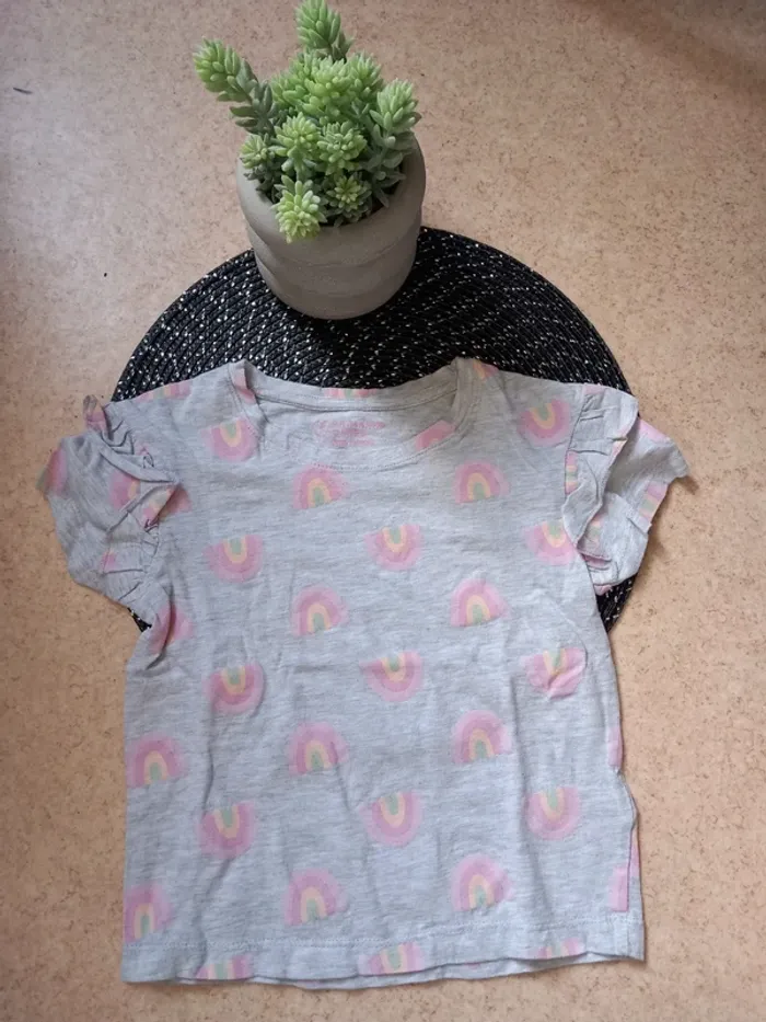 T-shirt gris fille arc-en-ciel – Primark Cares