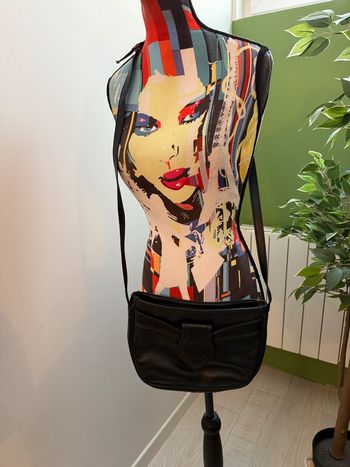 Sac à bandoulière en cuir vintage