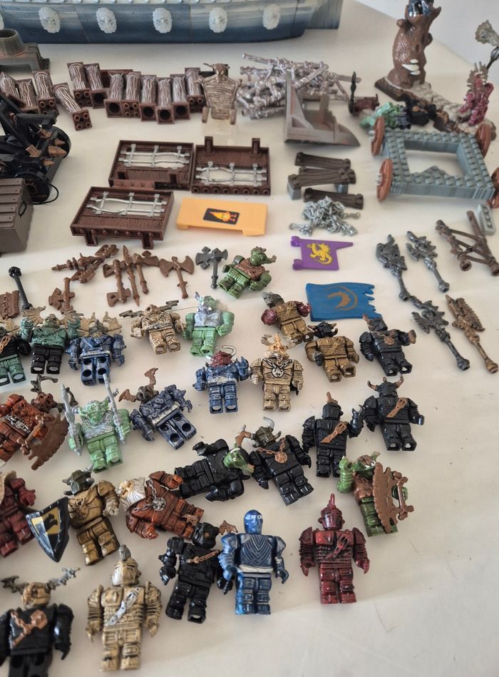 Gros lot megablock mega blocks 9879 Vorgan ice fang + 6 dragons - photo numéro 7