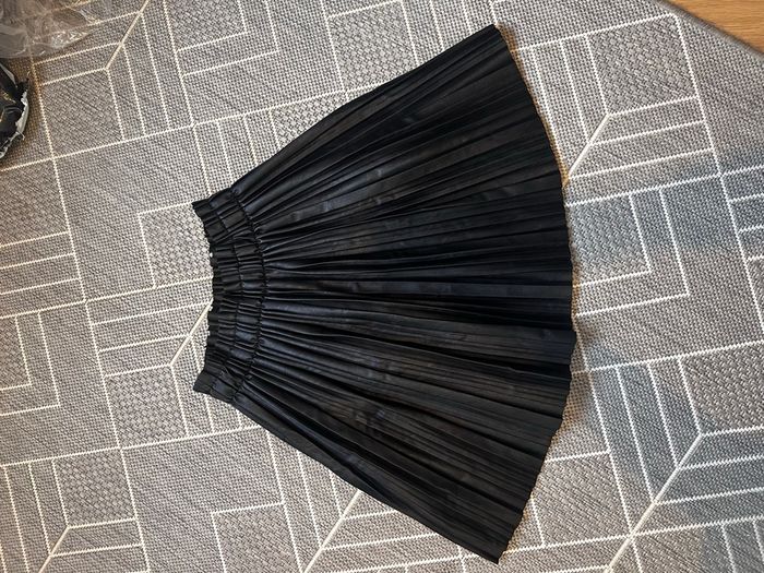 Jupe plissée similicuir - photo numéro 2