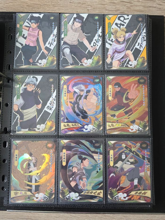 Lot de cartes naruto kayou ssr et ur