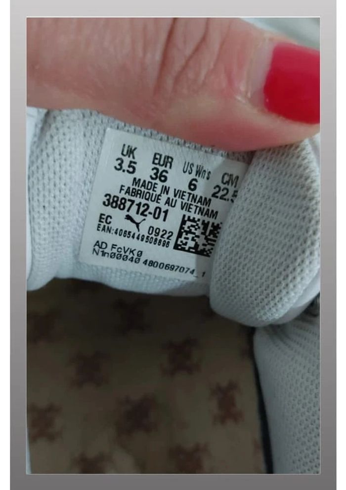 Paire de basket puma compensé taille 36 - photo numéro 10