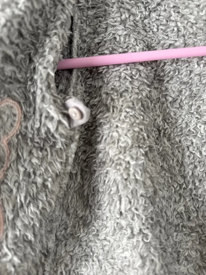 👚 gilet tout doux / gris - je ne sais quoi - bébé fille 3 mois - très bon état - photo numéro 7