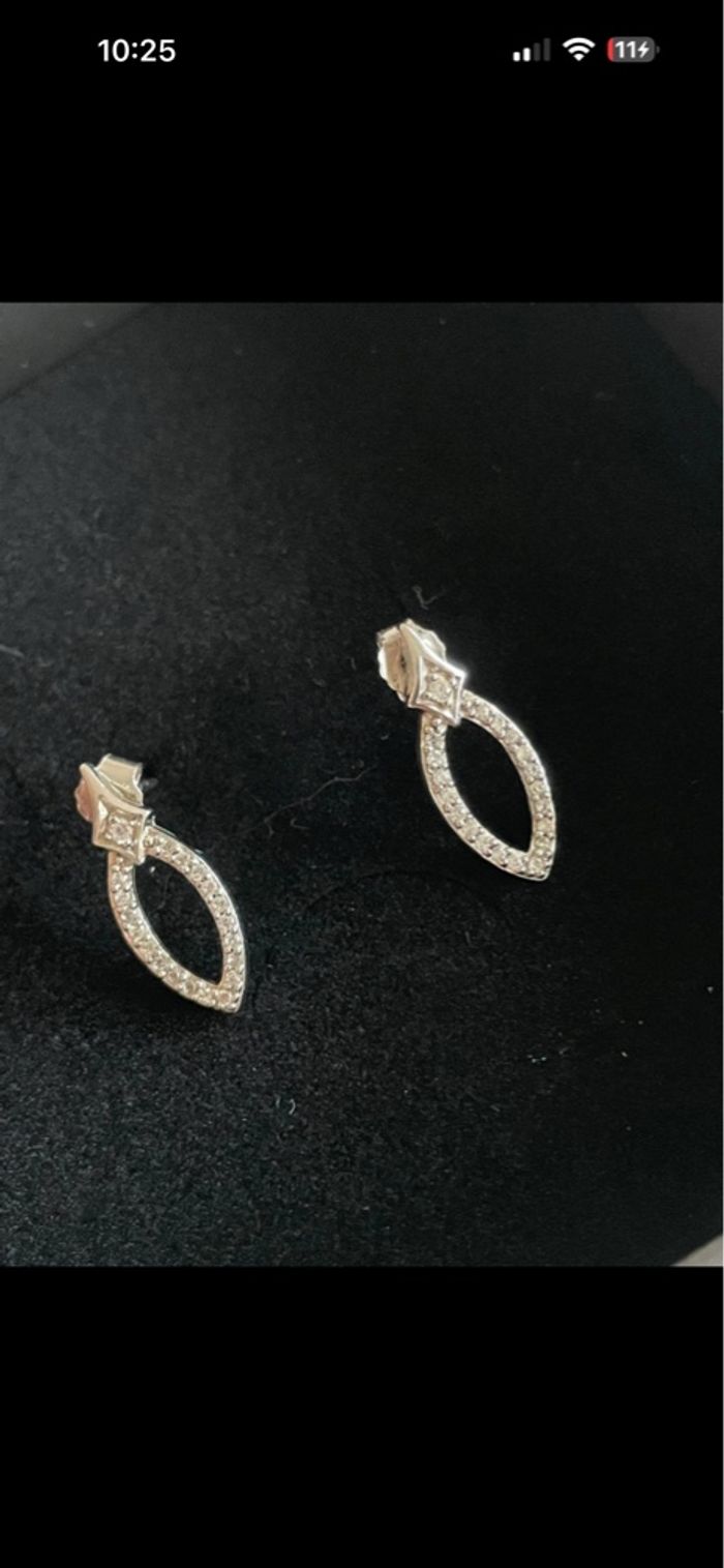 Boucle d’oreille en argent 925