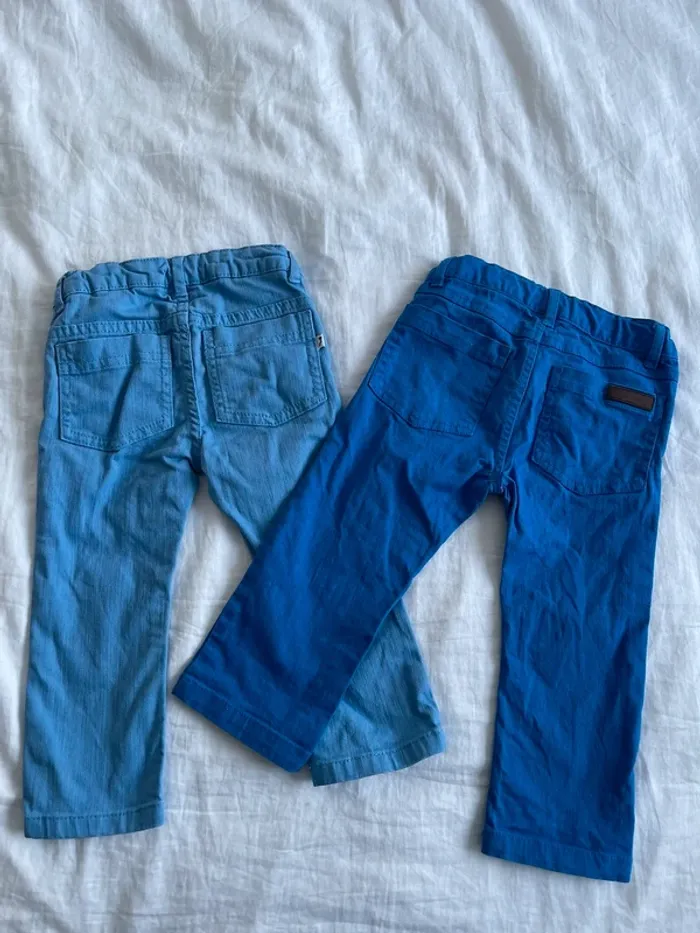 Lot de 2 jeans Jacadi Neuf 18 mois - photo numéro 4