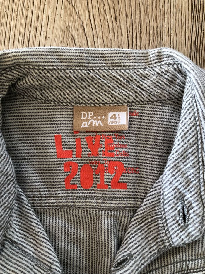 Chemise rayée 4 ans - photo numéro 3