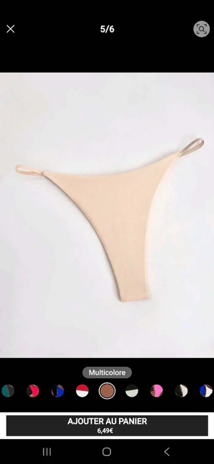 String de bain Shein Taille XS - photo numéro 2