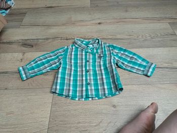 Chemise à carreaux 6 mois obaibi