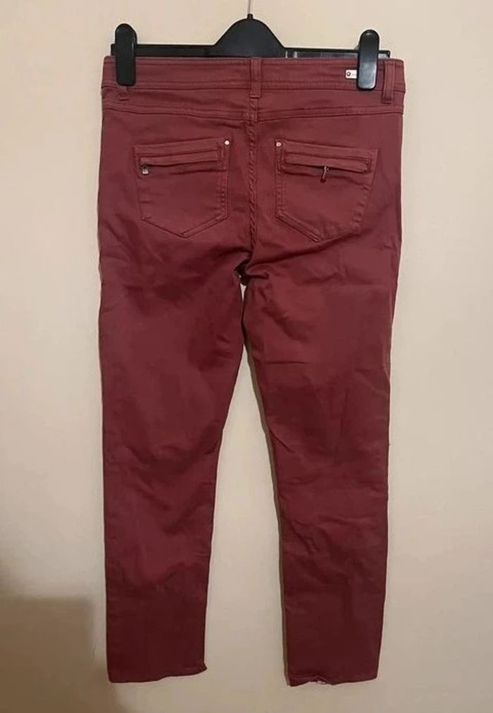👖Jean terracotta / bordeaux Grain de Malice Taille 38 👖 - photo numéro 2