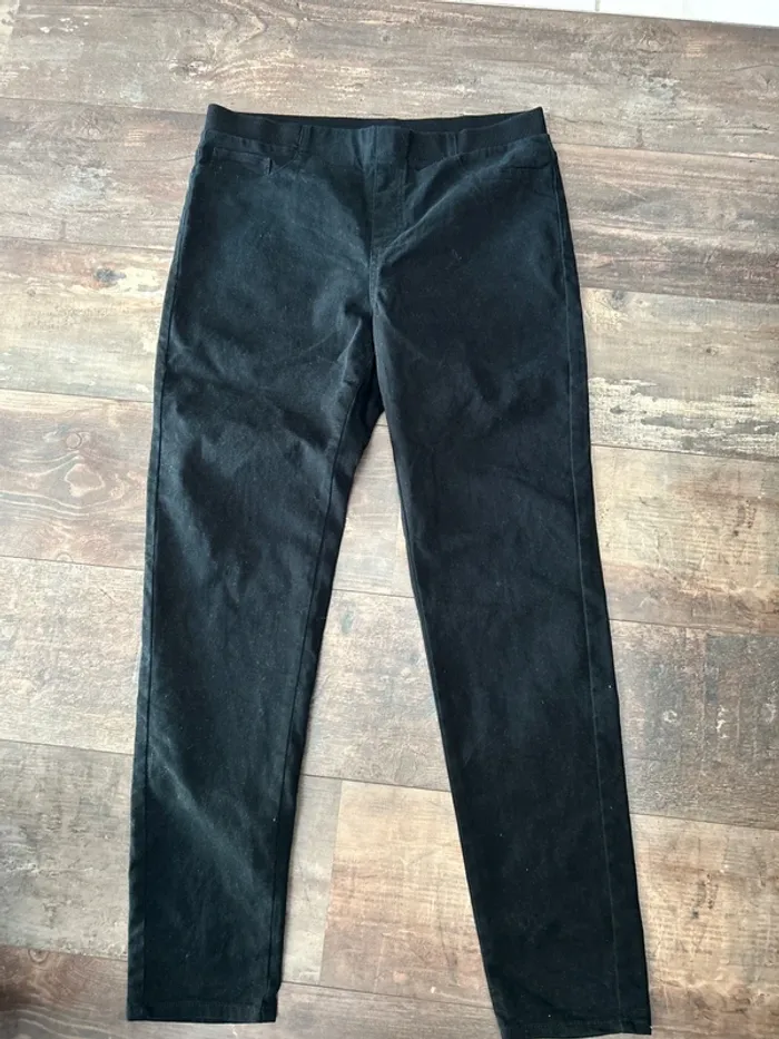 Pantalon toile taille élastique